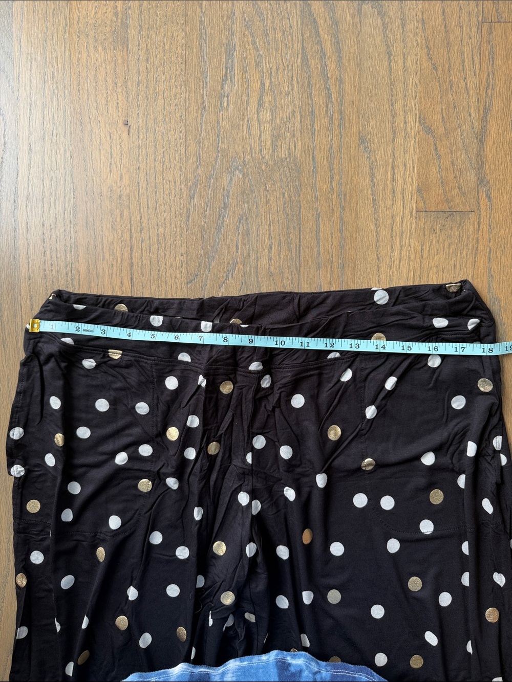 Soma Cool Nights Black and Gold Polka Dot Pjs - Picture 7 of 7